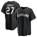 MATTH C.Guardians #27 Austin Hedges Player Black Home Game Stitched Jerseys