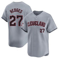 MATTH C.Guardians #27 Austin Hedges Player Gray Road Limited Home Stitched Jerseys