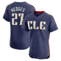 MATTH C.Guardians #27 Austin Hedges Player Navy City Connect Limited Elite Home Stitched Jerseys