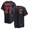 MATTH C.Guardians #27 Austin Hedges Player Navy Game Home Stitched Jerseys