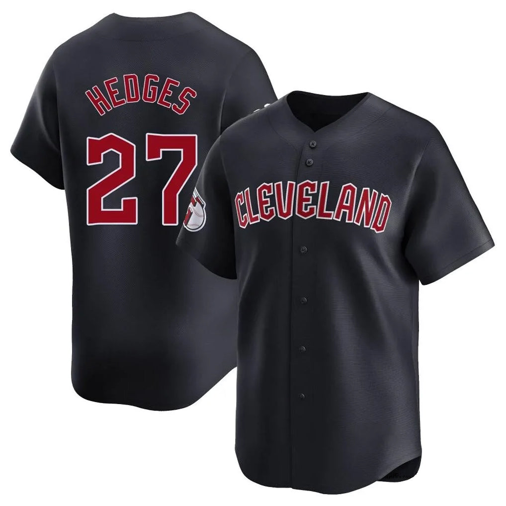 MATTH C.Guardians #27 Austin Hedges Player Navy Limited Home Game Stitched Jerseys