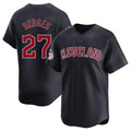 MATTH C.Guardians #27 Austin Hedges Player Navy Limited Home Game Stitched Jerseys