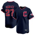 MATTH C.Guardians #27 Austin Hedges Player Navy Limited Home Stitched Jerseys