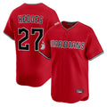 MATTH C.Guardians #27 Austin Hedges Player Red Limited Home Stitched Jerseys