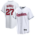 MATTH C.Guardians #27 Austin Hedges Player White Home Game Stitched Jerseys