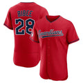 MATTH C.Guardians #28 Tanner Bibee Player Red Limited Elite Home Stitched Jerseys