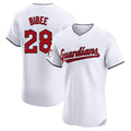 MATTH C.Guardians #28 Tanner Bibee Player White Limited Elite Home Stitched Jerseys