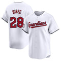 MATTH C.Guardians #28 Tanner Bibee Player White Limited Home Stitched Jerseys