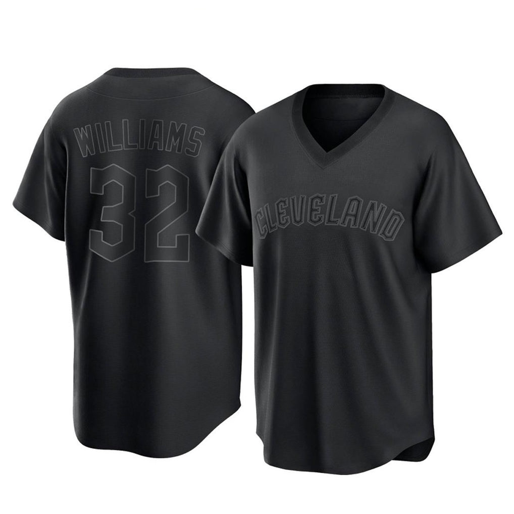 MATTH C.Guardians #32 Gavin Williams Player Black T-shirt Home Game Stitched Jerseys