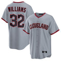 MATTH C.Guardians #32 Gavin Williams Player Gray Home Game Stitched Jerseys