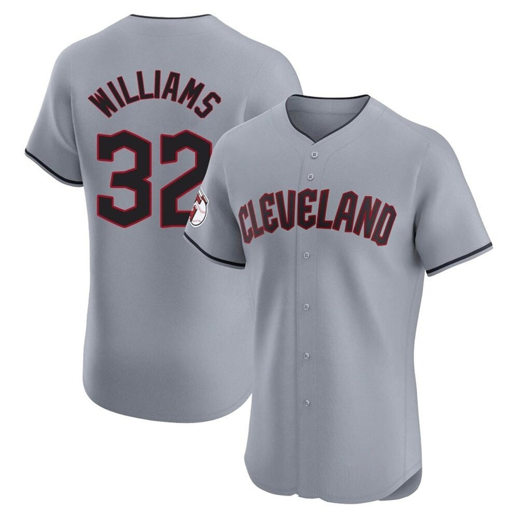 MATTH C.Guardians #32 Gavin Williams Player Gray Road Limited Elite Home Stitched Jerseys