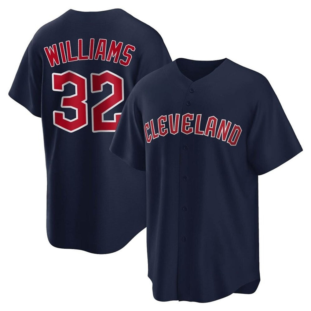 MATTH C.Guardians #32 Gavin Williams Player Navy Game Home Stitched Jerseys