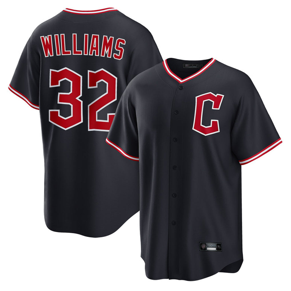 MATTH C.Guardians #32 Gavin Williams Player Navy Home Game Stitched Jerseys