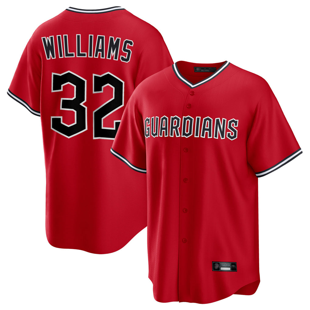 MATTH C.Guardians #32 Gavin Williams Player Red Limited Home Stitched Jerseys