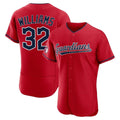 MATTH C.Guardians #32 Gavin Williams Player Red Limited Elite Home Stitched Jerseys