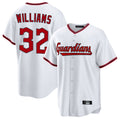 MATTH C.Guardians #32 Gavin Williams Player White Game Home Stitched Jerseys