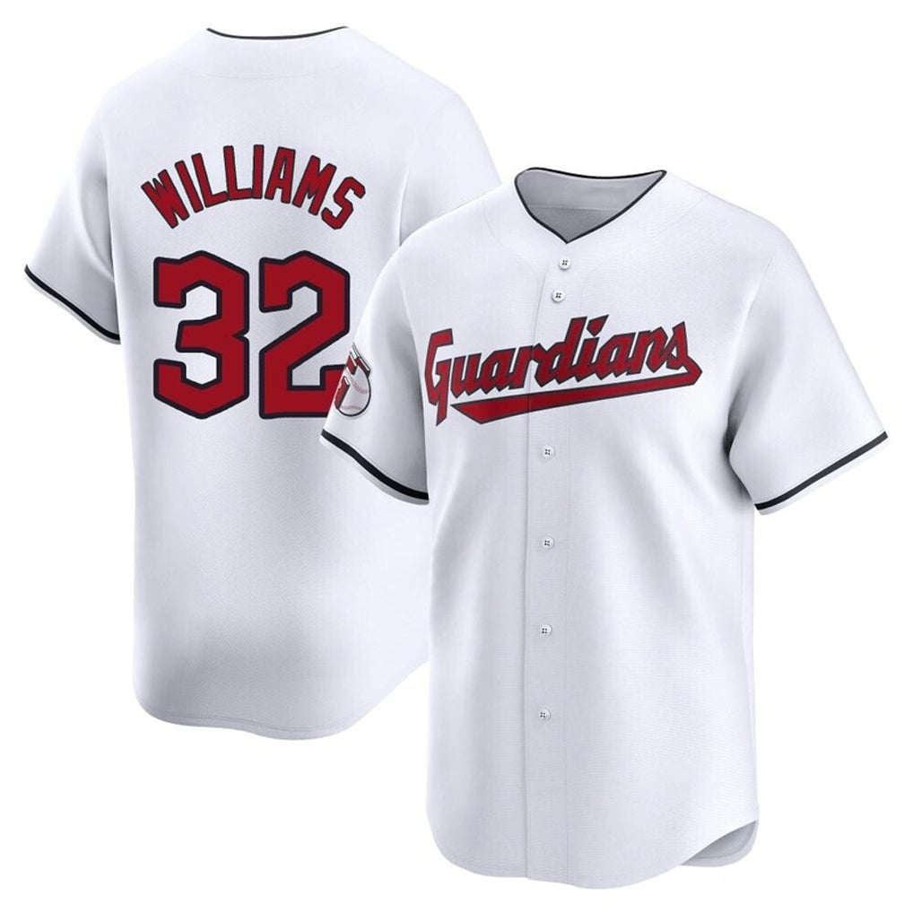 MATTH C.Guardians #32 Gavin Williams Player White Limited Home Stitched Jerseys