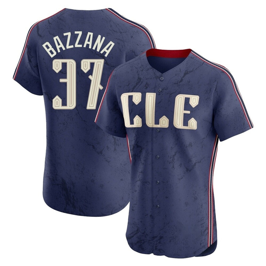 MATTH C.Guardians #37 Travis Bazzana Player Navy City Connect Limited Elite Home Stitched Jerseys