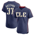 MATTH C.Guardians #37 Travis Bazzana Player Navy City Connect Limited Elite Home Stitched Jerseys