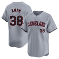 MATTH C.Guardians #38 Steven Kwan Player Gray Road Limited Home Stitched Jerseys