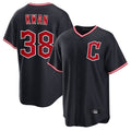 MATTH C.Guardians #38 Steven Kwan Player Navy Home Game Stitched Jerseys