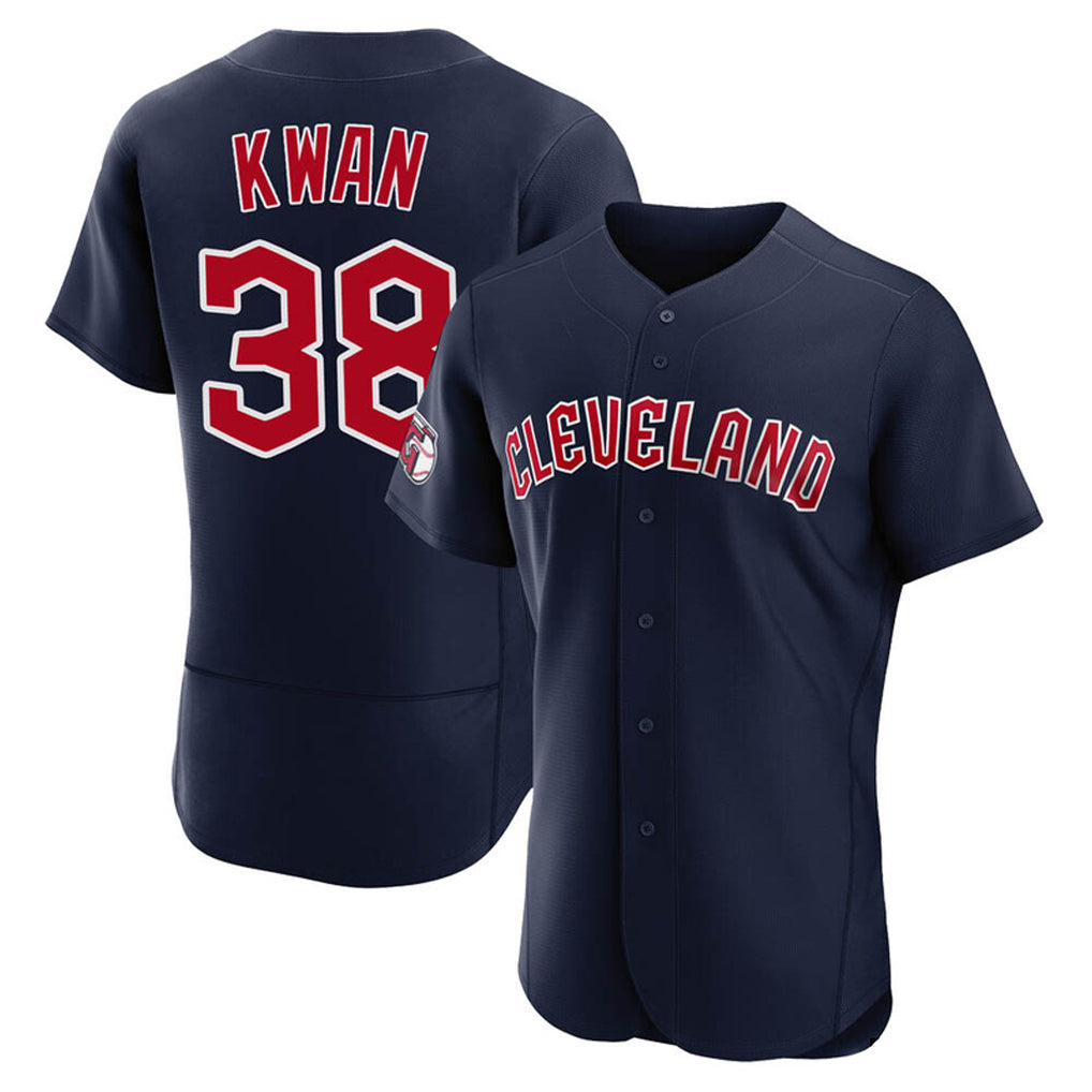 MATTH C.Guardians #38 Steven Kwan Player Navy Limited Elite Home Stitched Jerseys