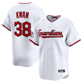 MATTH C.Guardians #38 Steven Kwan Player White Limited Home Game Stitched Jerseys