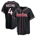 MATTH C.Guardians #4 Brayan Rocchio Player Black Fashion Out Home Game Stitched Jerseys