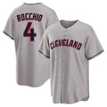 MATTH C.Guardians #4 Brayan Rocchio Player Gray Game Home Stitched Jerseys