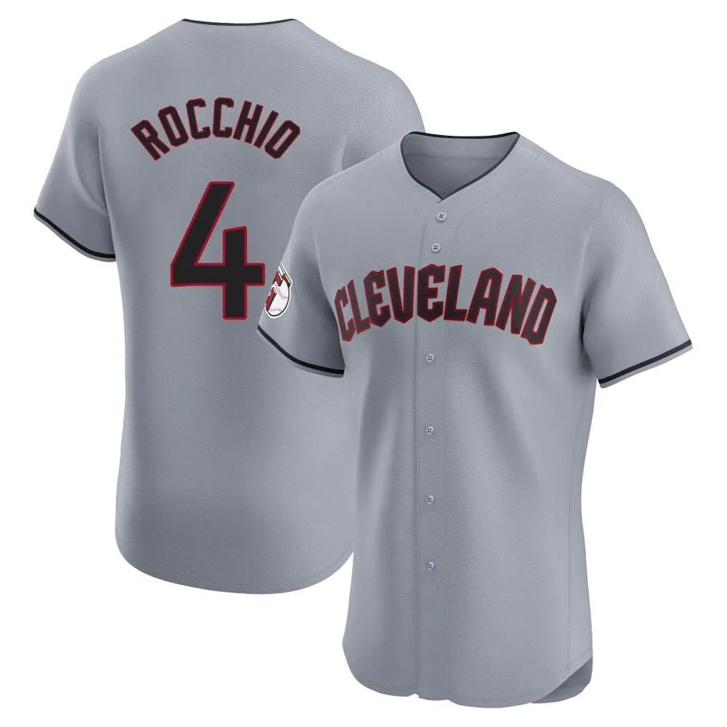 MATTH C.Guardians #4 Brayan Rocchio Player Gray Road Limited Elite Home Stitched Jerseys