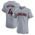 MATTH C.Guardians #4 Brayan Rocchio Player Gray Road Limited Elite Home Stitched Jerseys