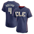 MATTH C.Guardians #4 Brayan Rocchio Player Navy City Connect Limited Elite Home Stitched Jerseys