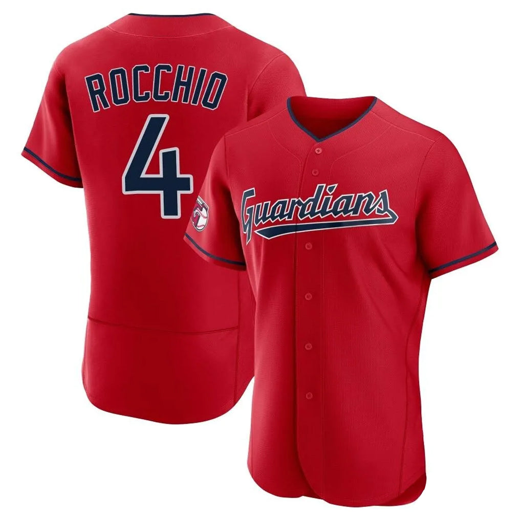 MATTH C.Guardians #4 Brayan Rocchio Player Red Limited Elite Home Stitched Jerseys