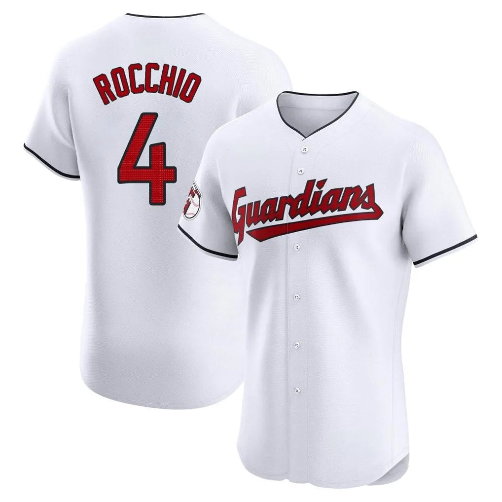 MATTH C.Guardians #4 Brayan Rocchio Player White Limited Elite Home Stitched Jerseys