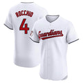 MATTH C.Guardians #4 Brayan Rocchio Player White Limited Elite Home Stitched Jerseys