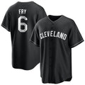 MATTH C.Guardians #6 David Fry Player Black Home Game Stitched Jerseys