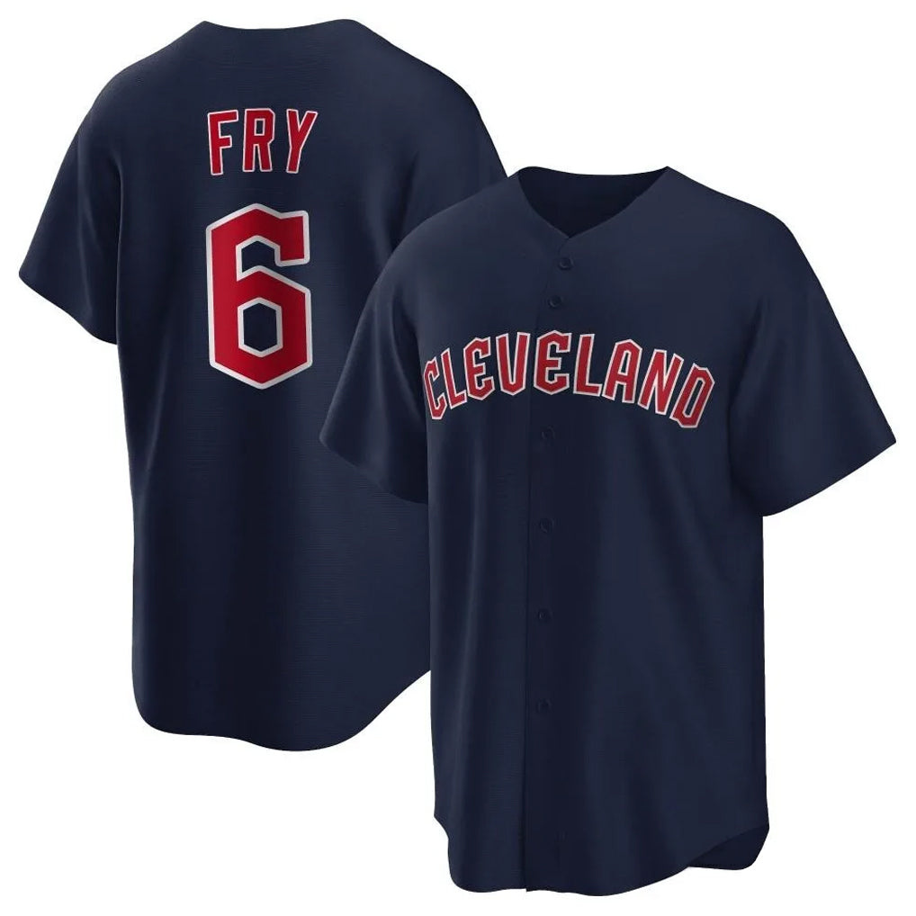 MATTH C.Guardians #6 David Fry Player Navy Game Home Stitched Jerseys