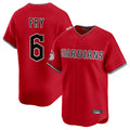 MATTH C.Guardians #6 David Fry Player Red Limited Home Stitched Jerseys