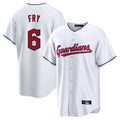 MATTH C.Guardians #6 David Fry Player White Home Game Stitched Jerseys