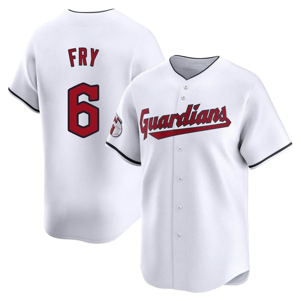 MATTH C.Guardians #6 David Fry Player White Limited Home Stitched Jerseys