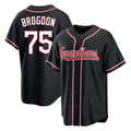 MATTH C.Guardians #75 Connor Brogdon Player Black Fashion Out Home Game Stitched Jerseys