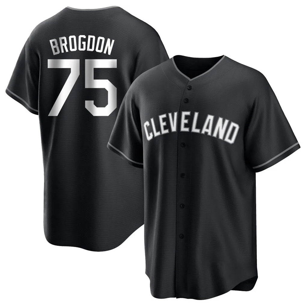 MATTH C.Guardians #75 Connor Brogdon Player Black Home Game Stitched Jerseys