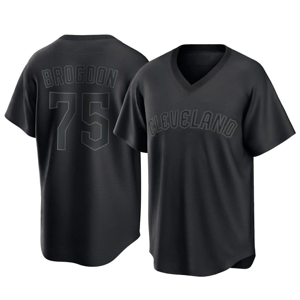 MATTH C.Guardians #75 Connor Brogdon Player Black T-shirt Home Game Stitched Jerseys
