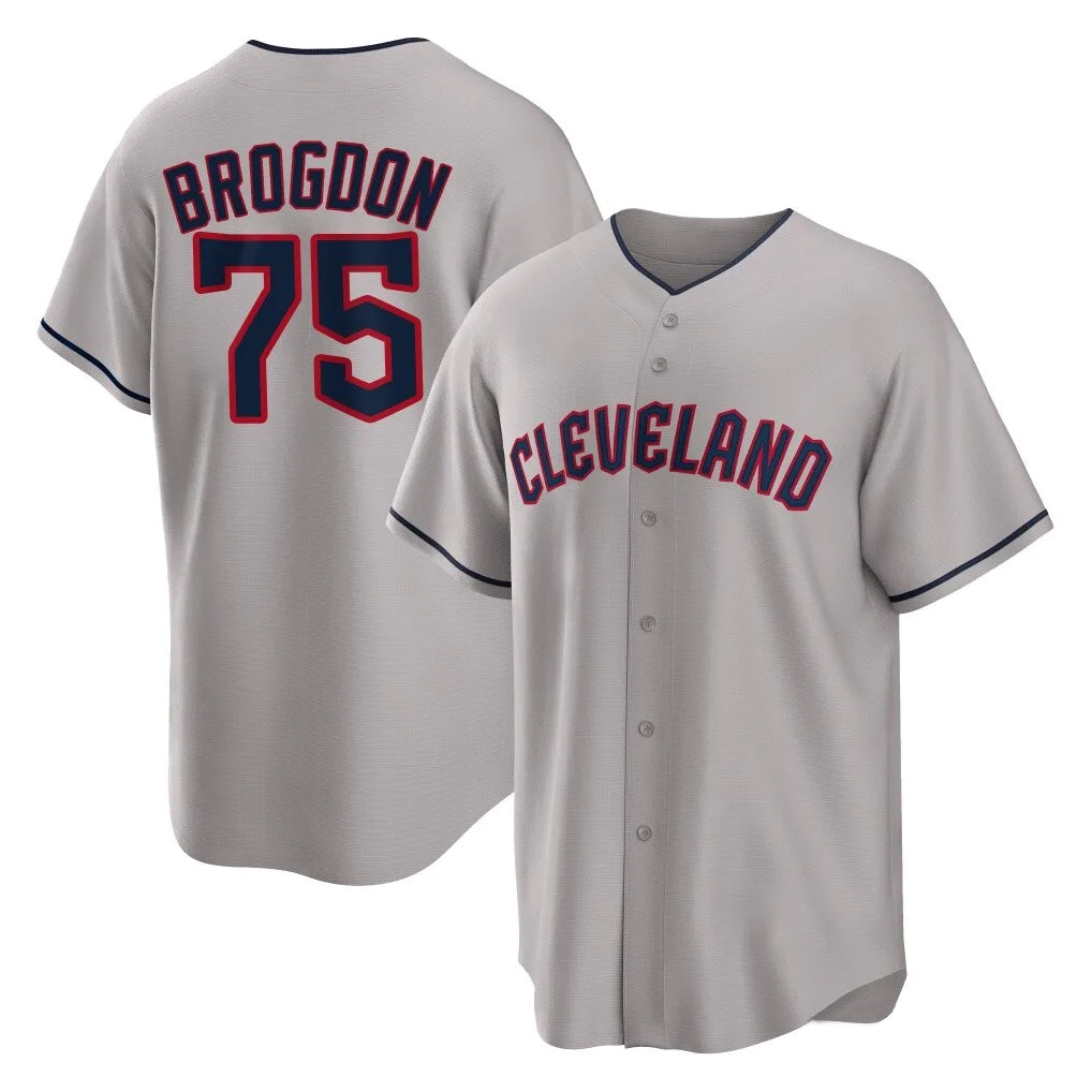 MATTH C.Guardians #75 Connor Brogdon Player Gray Game Home Stitched Jerseys
