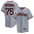MATTH C.Guardians #75 Connor Brogdon Player Gray Home Game Stitched Jerseys