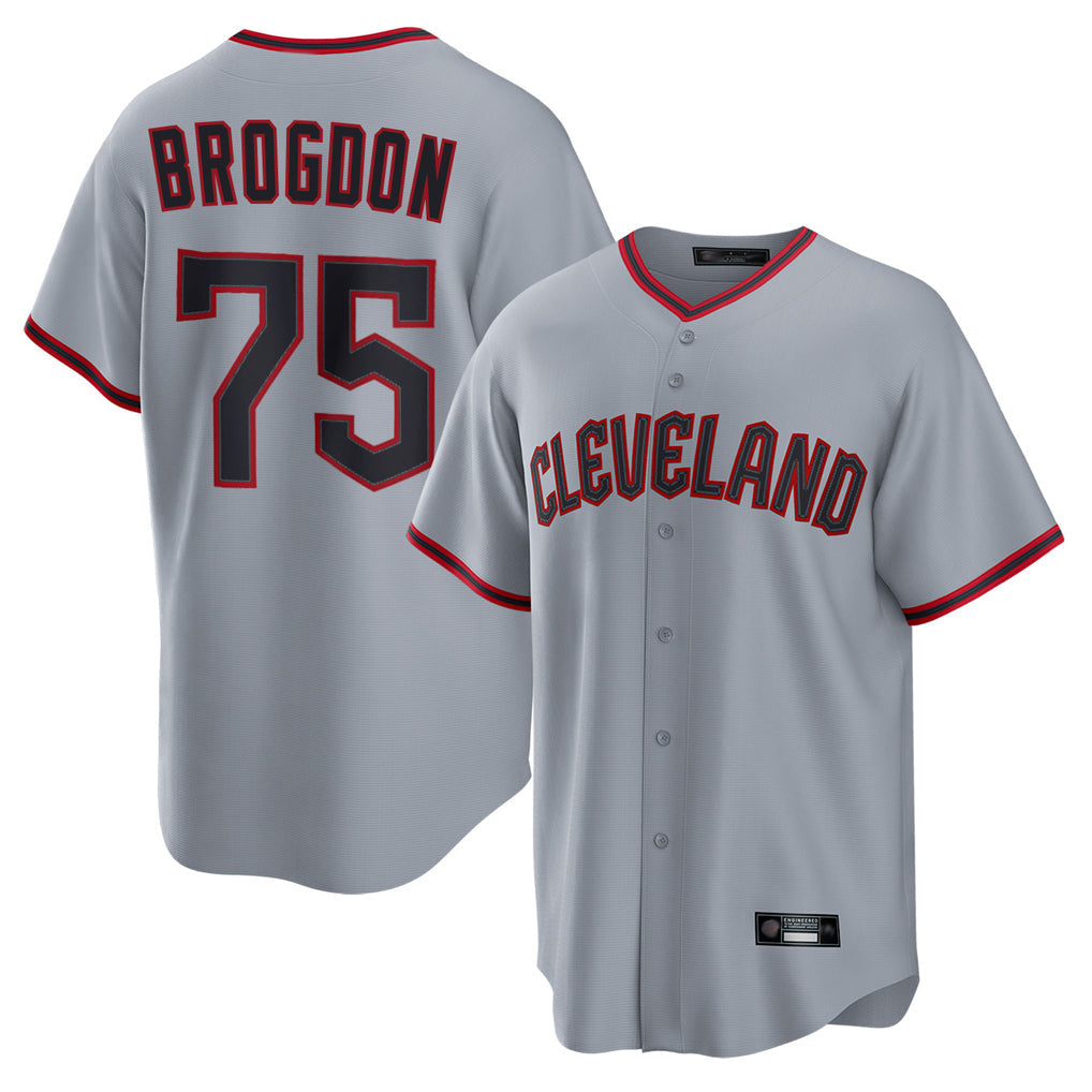 MATTH C.Guardians #75 Connor Brogdon Player Gray Home Game Stitched Jerseys