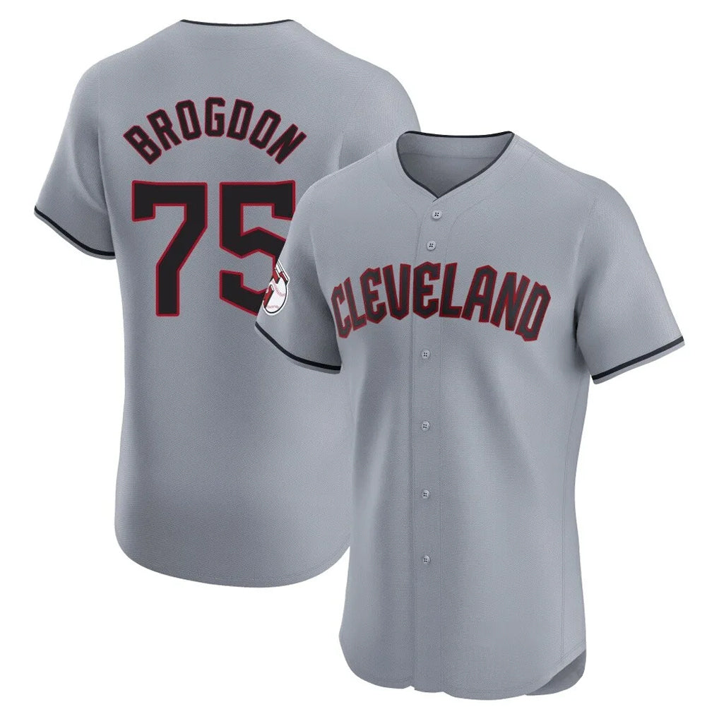 MATTH C.Guardians #75 Connor Brogdon Player Gray Road Limited Elite Home Stitched Jerseys