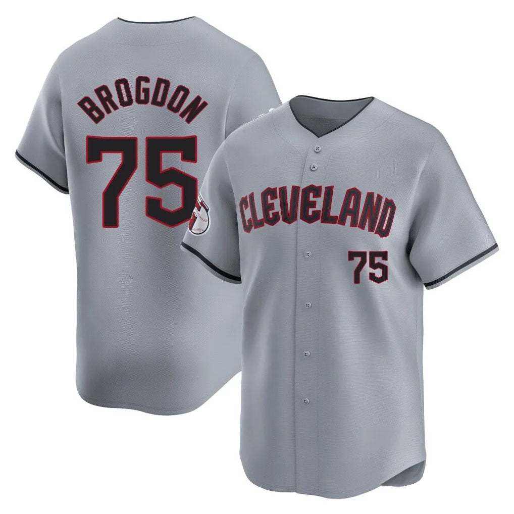 MATTH C.Guardians #75 Connor Brogdon Player Gray Road Limited Home Stitched Jerseys