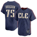 MATTH C.Guardians #75 Connor Brogdon Player Navy City Connect Limited Home Stitched Jerseys