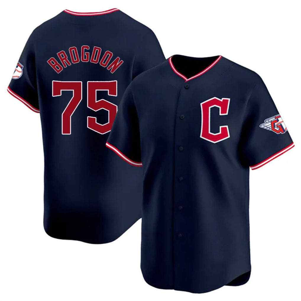 MATTH C.Guardians #75 Connor Brogdon Player Navy Limited Home Stitched Jerseys
